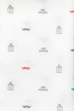 Load image into Gallery viewer, 100% cotton baby cloths, 5 pack: Milk Mustache
